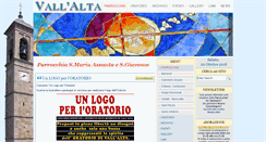 Desktop Screenshot of parrocchiavallalta.it